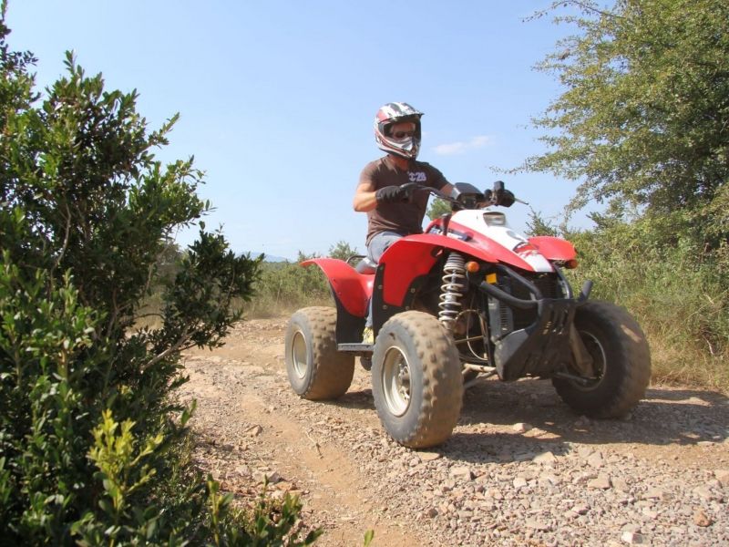 Sortie randonnée en quad en Sud Ardèche